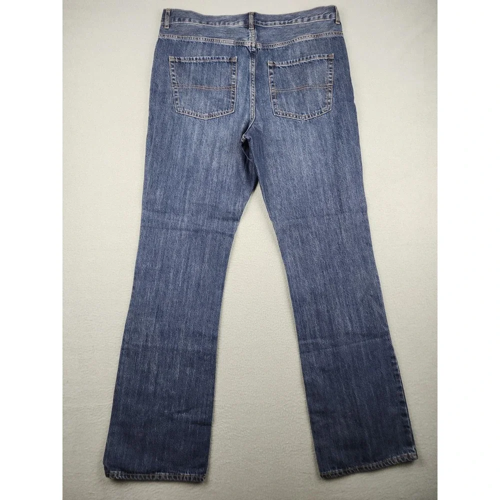 The Children's Place Jeans Boys 20 Husky Blue Bootcut Relaxed Denim NWT Casual